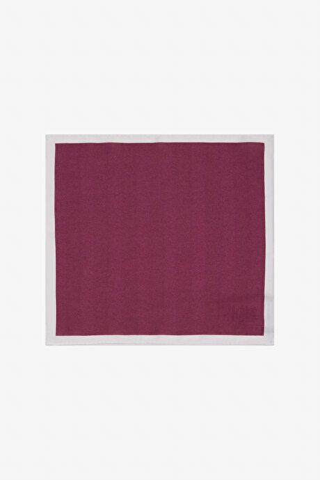 Patternless Burgundy Handkerchief 4A2924100001BRD