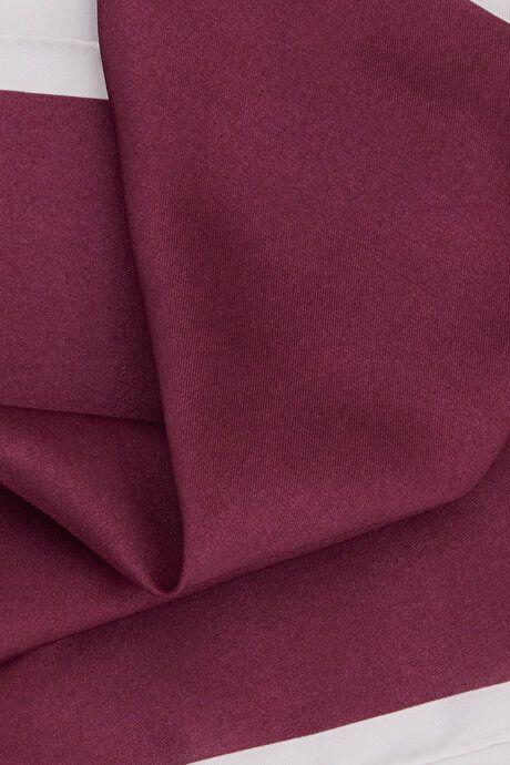 Patternless Burgundy Handkerchief 4A2924100001BRD