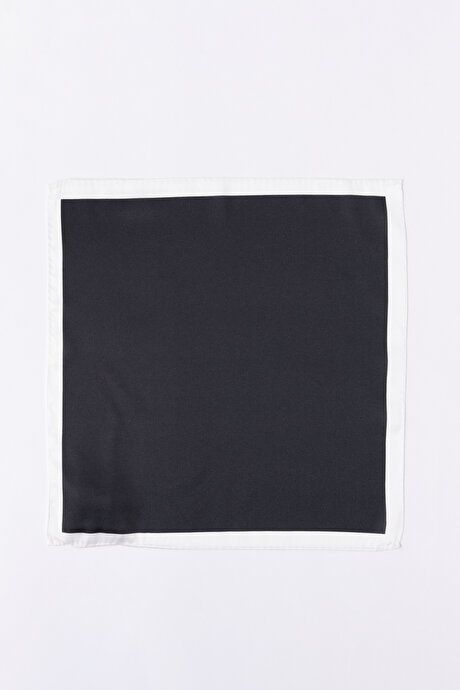 Unpatterned Black Handkerchief 4A2924100001SYH