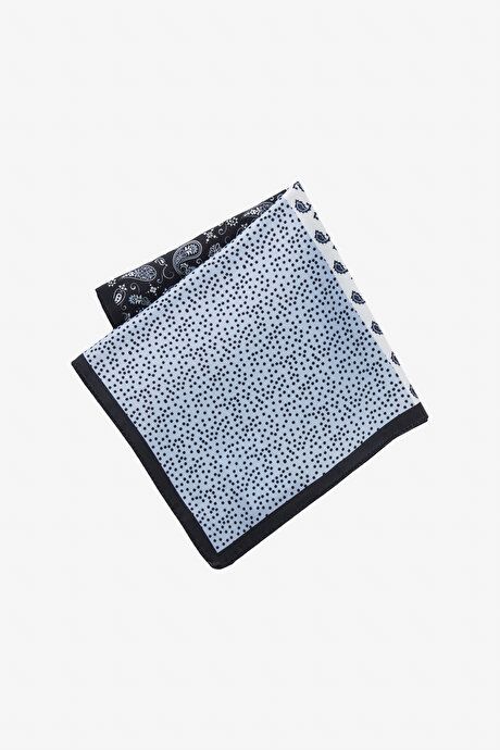 Patterned Black and White Handkerchief 4A2924200021SYB