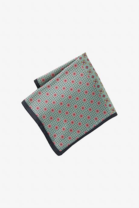 Patterned Green Handkerchief 4A2924200025YSL