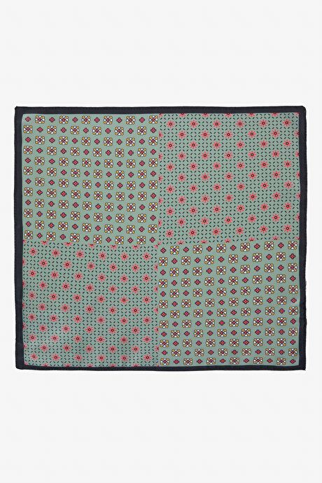 Patterned Green Handkerchief 4A2924200025YSL