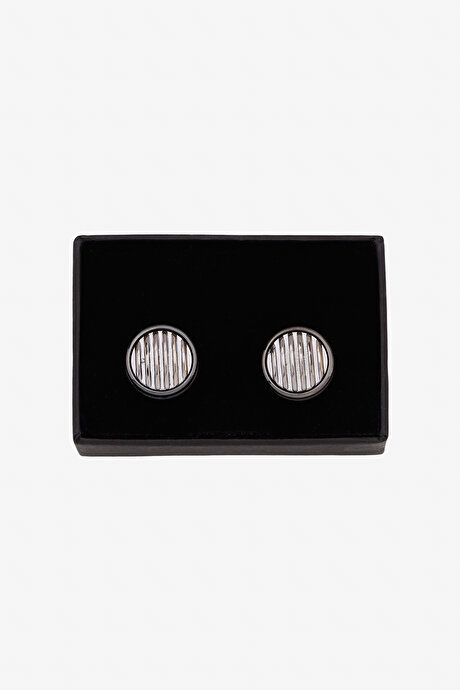 Metal Gray Cufflink 4A3822200007GRI