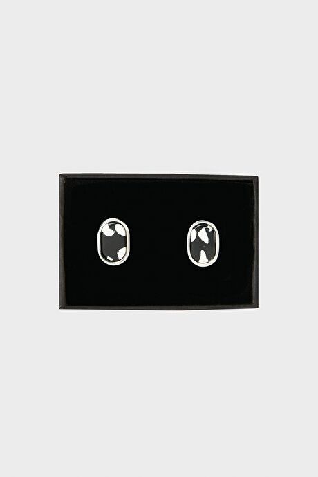 Metal Black-Grey Cufflink 4A3823200005syg