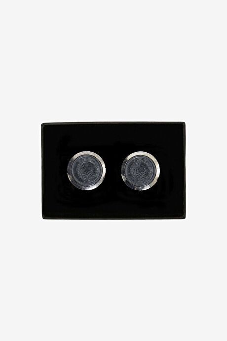 Metal Gray-Black Cufflink 4A3824200003GSY