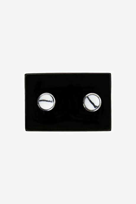 Metal Black-White Cufflink 4A3824200018SYB