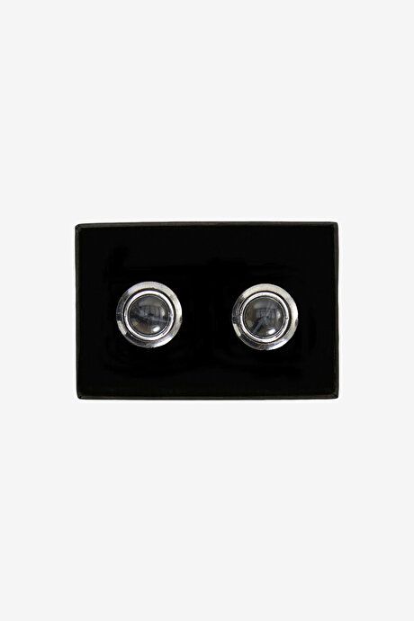 Metal Black-Green Cufflink 4A382420002222SHE