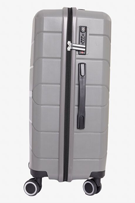 Oversized Gray Suitcase 4A462525100058GRI