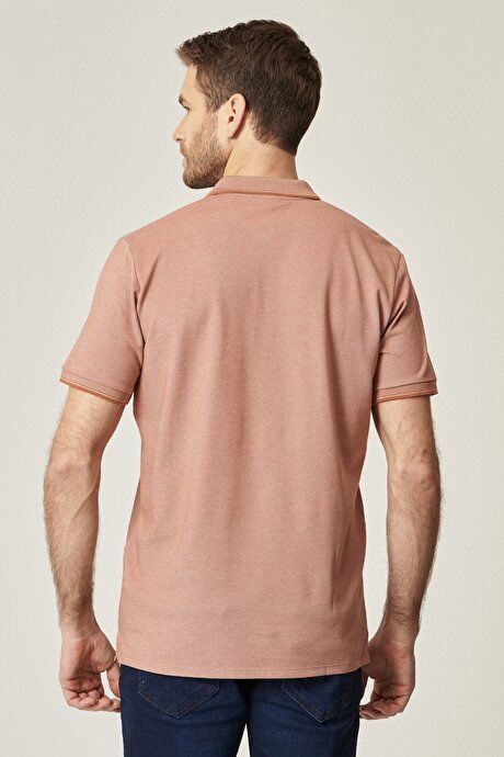 Regular Fit Wide Cut Polo Collar Pocket T-Shirt 4A4820200004KTE