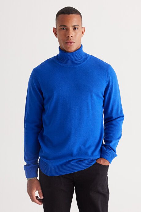 Standard Fit Non-Pilling Full Turtleneck Saks Sweater 4A4922100004SKS