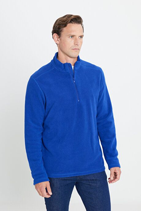 Anti-Pilling Non-Pilling Standard Fit Bato Collar Cold Proof Sweatshirt Saks Fleece 4A5221100016SKS