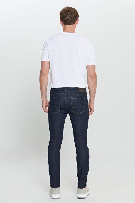 Extra Slim Fit Narrow Fit Cotton R_ss Jean Jeans Dark Navy Denim Pants ET0100000001KLC