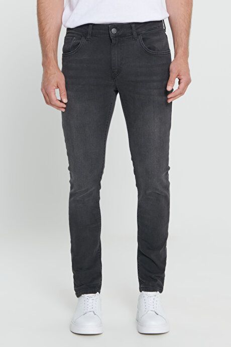 Extra Slim Fit Slim Fit Slim Fit R_ss Cotton Stretch Jean Jeans Anthracite Denim Pants ET0100000003ATR