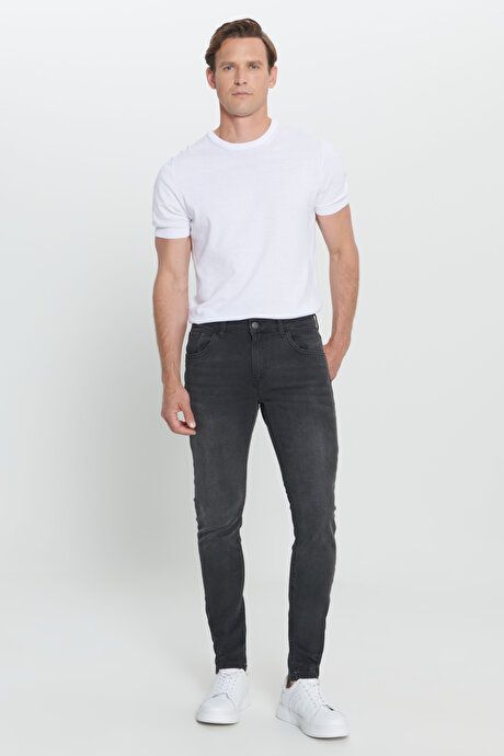 Extra Slim Fit Slim Fit Slim Fit R_ss Cotton Stretch Jean Jeans Anthracite Denim Pants ET0100000003ATR