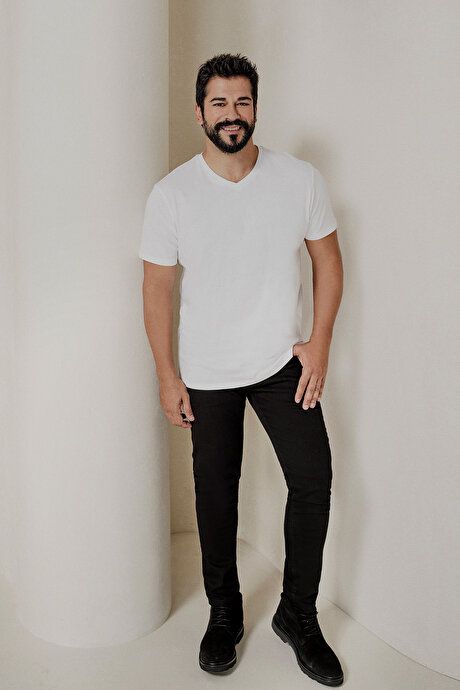 Extra Slim Fit Slim Fit Slim Fit R_ss Cotton Stretch Jean Jeans Black Denim Pants ET0100000003SYH