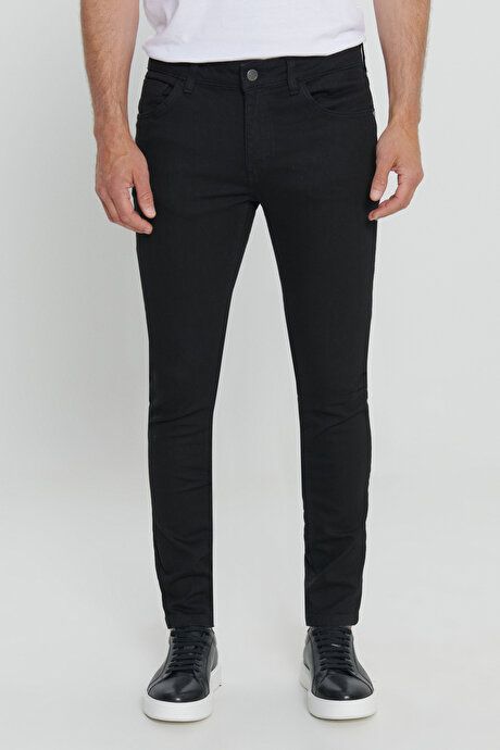 Extra Slim Fit Slim Fit Slim Fit R_ss Cotton Stretch Jean Jeans Black Denim Pants ET0100000003SYH