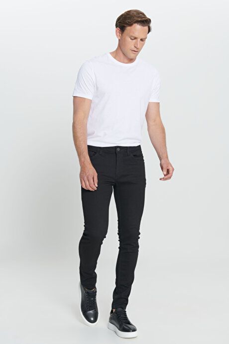 Extra Slim Fit Slim Fit Slim Fit R_ss Cotton Stretch Jean Jeans Black Denim Pants ET0100000003SYH