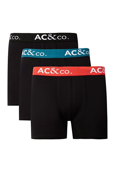 Cotton Stretchy 3 Pcs Black Boxers ET03241P3002SYH