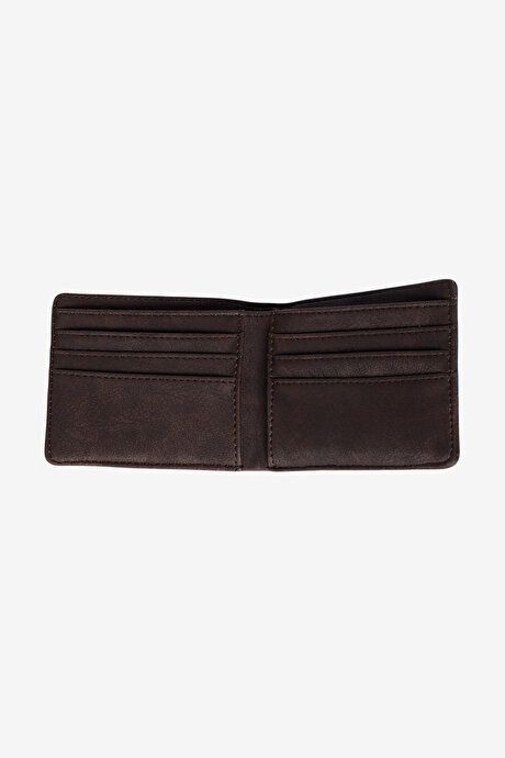 Navy-Brown Wallet without Pattern ET1523200001LCK