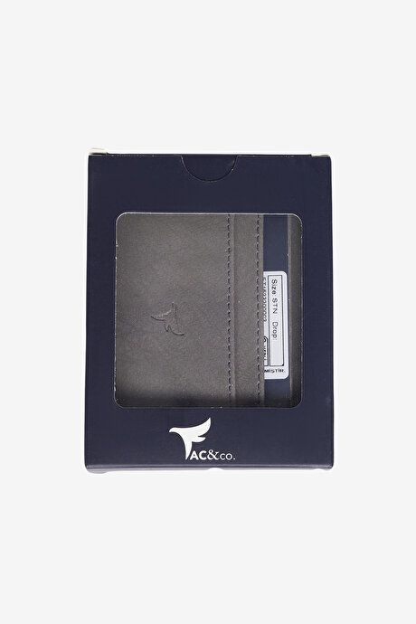 Patternless Anthracite Card Holder ET152320000003ATR