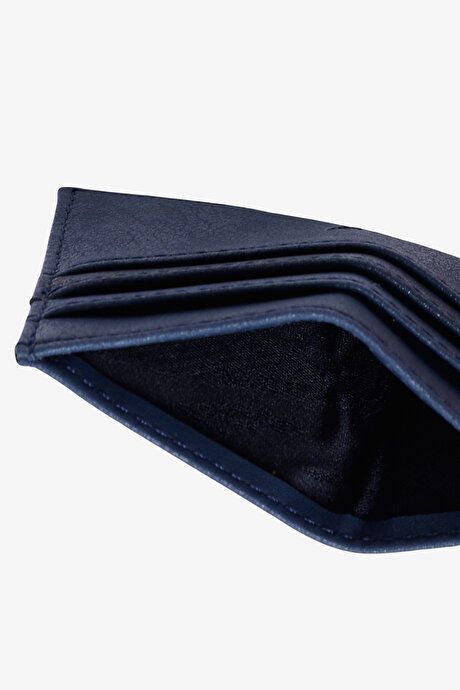 Patternless Navy Blue Card Holder ET1523200003LAC