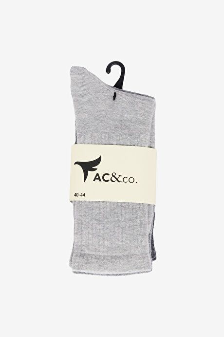 Patterned 3-Piece Socket Anthracite-Gray Socks ET2524103P05ATG