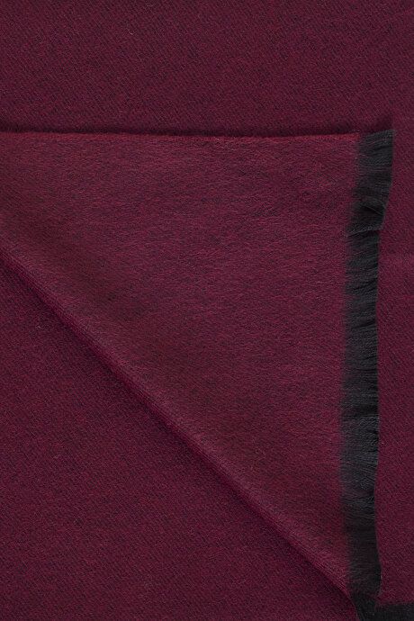 Patternless Warm Burgundy Scarf ET282525100001BRD