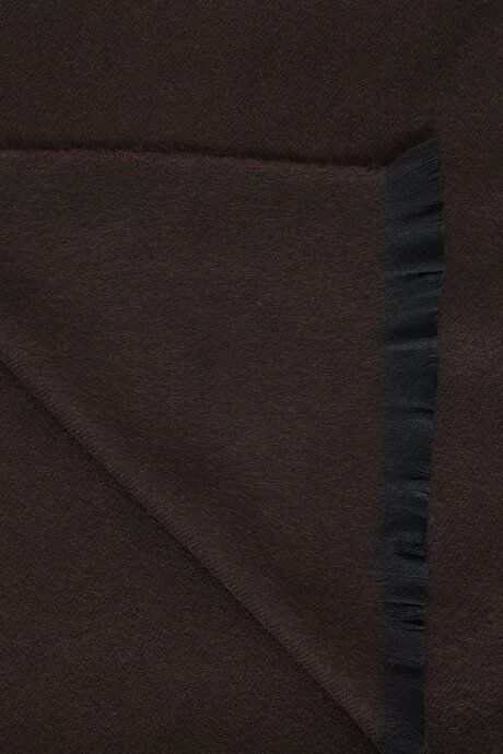 Patternless Warm Brown Scarf ET282525100001KHV