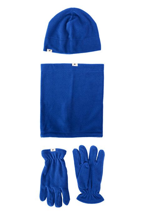 Anti-Pilling Warm Water Repellent Fleece Saks Beanie Beanie Neck Collar Gloves Set ET4124100020SKS