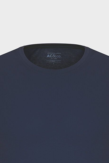 Slim Fit Slim Fit Crew-Neck 2-Pack Navy-Navy T-Shirt Pack ET4820200030K87