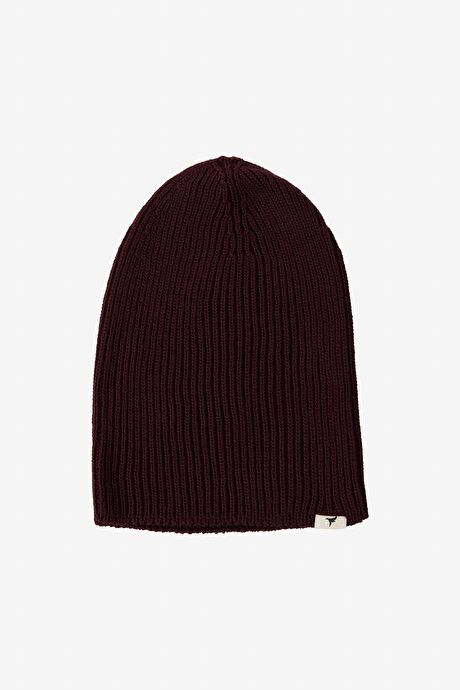 Windproof Warm Sweater Scarf-Beanie Burgundy Set ET9724100001BRD