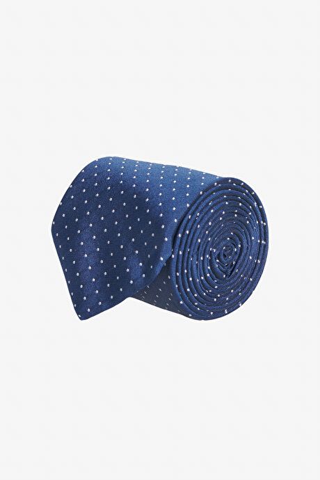 Patterned Navy Blue-Grey Tie YDA212420020023LAG