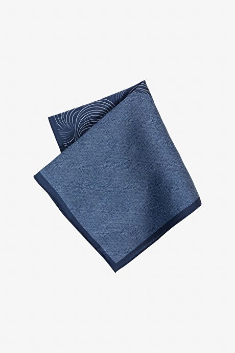 Patterned Navy Blue-White Handkerchief YDA292420013LCB