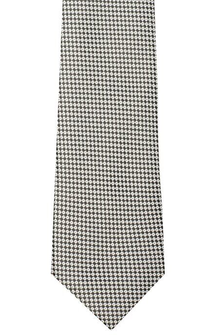 Patterned Classic Gray-Black Tie 4A2122200023GSY