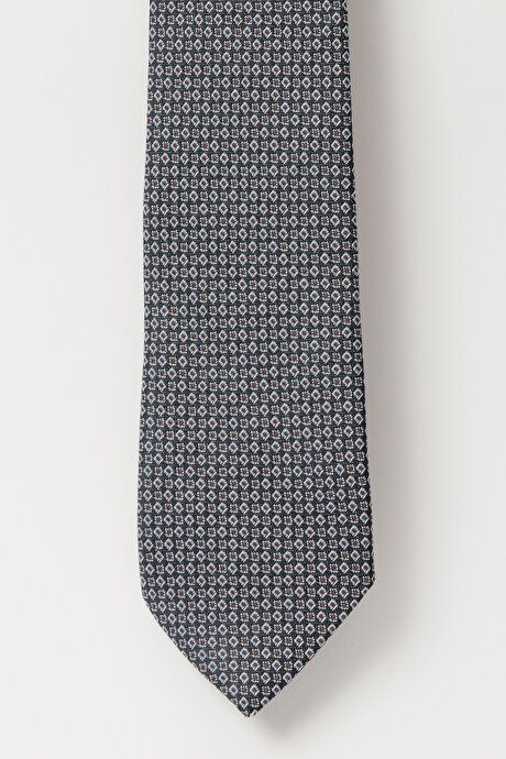 Patterned Anthracite-Gray Tie 4A2123100021ATG