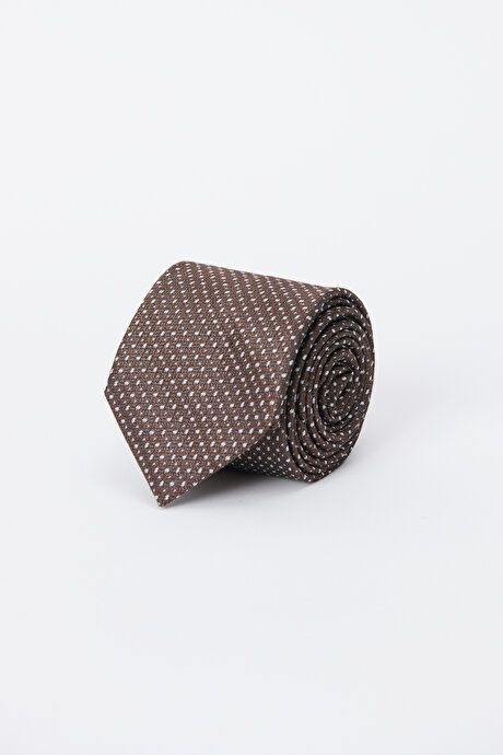 Patterned Brown-Gray Tie 4A2123100030KVG