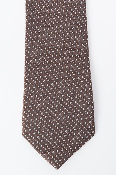 Patterned Brown-Gray Tie 4A2123100030KVG