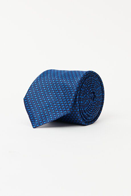 Patterned Blue Tie 4A2123100036MAV