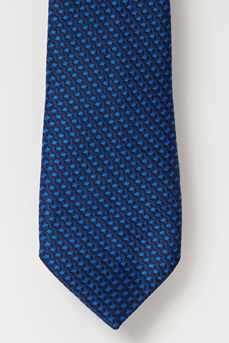 Patterned Blue Tie 4A2123100036MAV