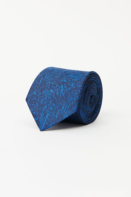 Patterned Navy-Blue Tie 4A2123100038LAM