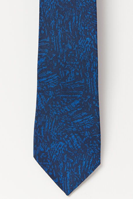 Patterned Navy-Blue Tie 4A2123100038LAM