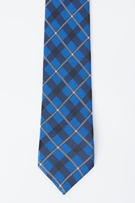 Patterned Blue-Navy Blue Tie 4A2123100040MLI