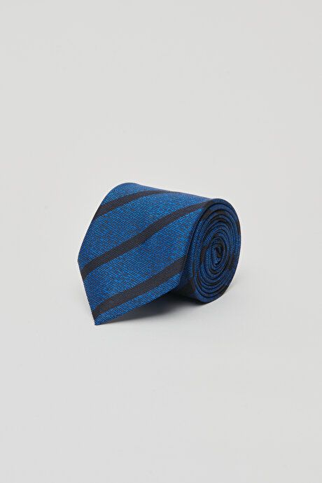 Patterned Navy-Blue Tie 4A2123100070LAM