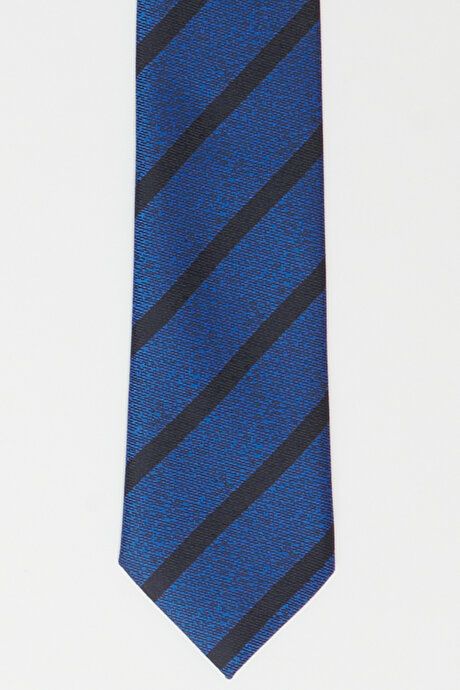 Patterned Navy-Blue Tie 4A2123100070LAM