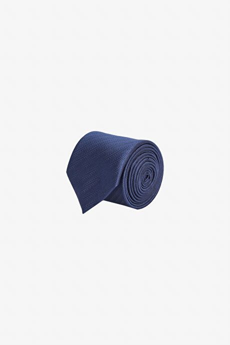 Patterned Navy Blue Tie 4A2123200313LAC