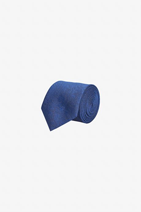 Patterned Navy Blue Tie 4A2123200314LAC