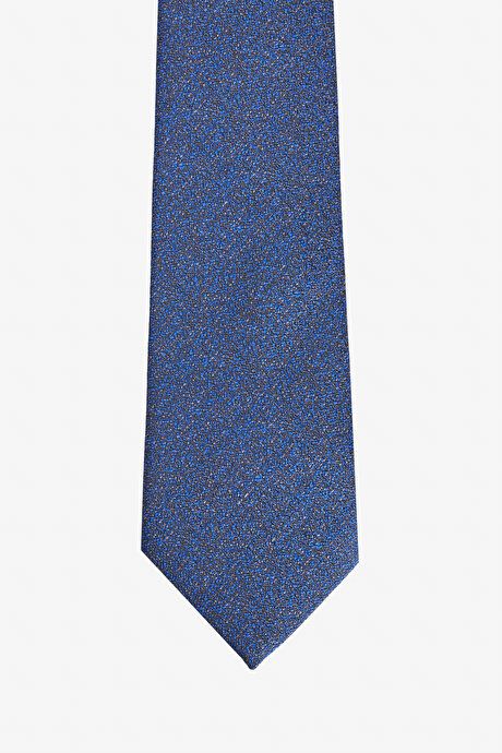 Patterned Navy Blue Tie 4A2123200316LAC