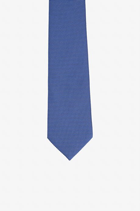 Patterned Navy-Blue Tie 4A2123200317LAM