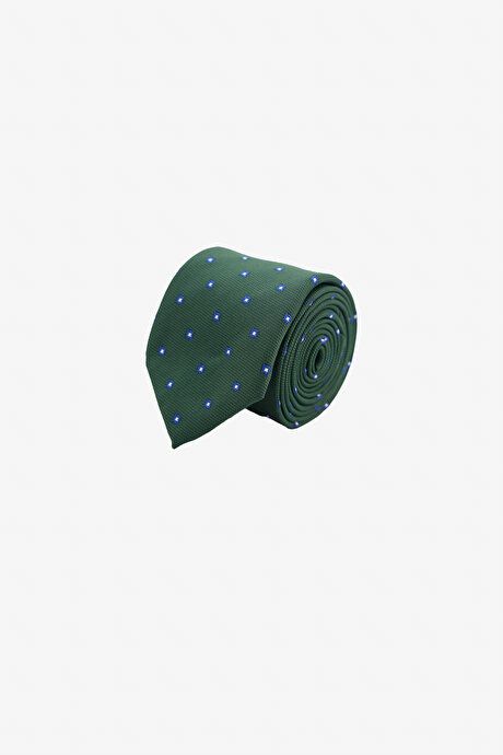 Patterned GREEN BLUE WHITE Tie 4A2123200318YMB