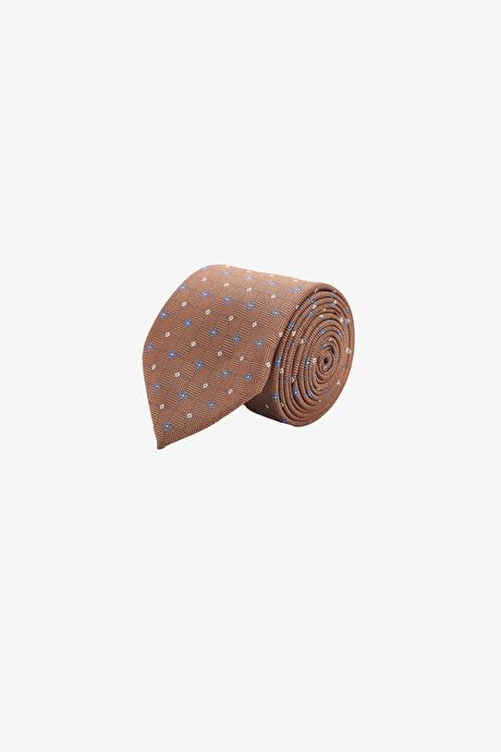 Patterned A. BROWN BLUE Tie 4A2123200327AVM